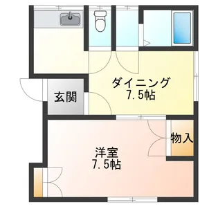 メゾンドサード【2階】の間取り