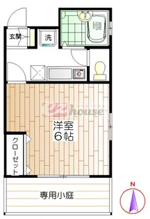 アーバンエクセレンス【1階】の間取り