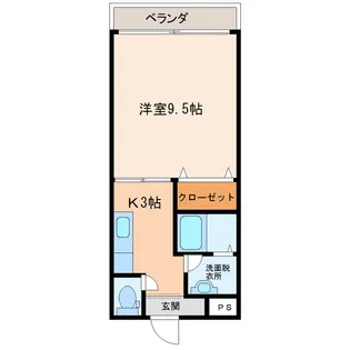 サンドリーム【2階】の間取り