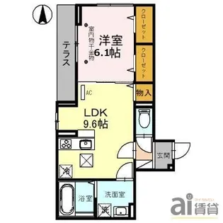 フレラウム【2階】の間取り