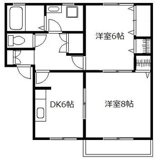 ル・シェールII【2階】の間取り