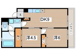 綱島東マンション【2階】の間取り