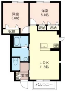 モンステラ【1階】の間取り
