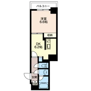 エスティメゾン神田【5階】の間取り
