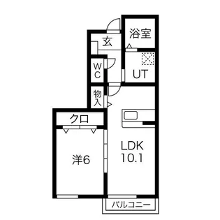 ドリームハウスK【1階】の間取り