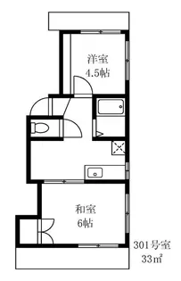 野上ビル【3階】の間取り