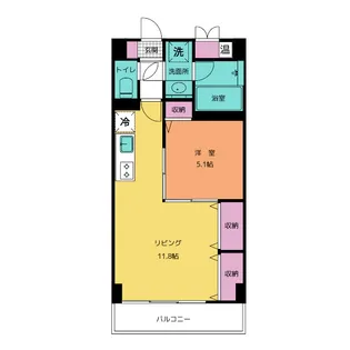 プレステージ富山【10階】の間取り