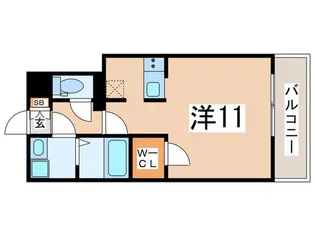 ルクレ池袋【8階】の間取り