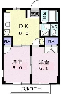 ハピネスドリーム【2階】の間取り