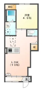 カーサミミー【1階】の間取り