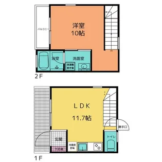 リベルテIII【1階】の間取り
