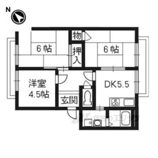 メゾン幹【2階】の間取り