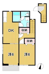 アヴニールB【2階】の間取り