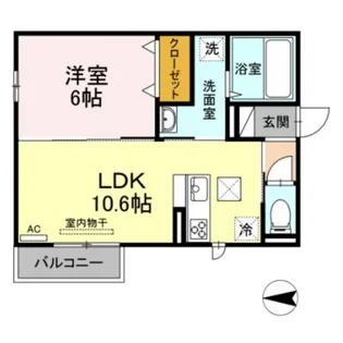 sunny【1階】の間取り