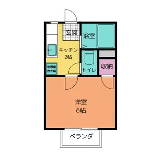 フローレンス富岡 A【2階】の間取り
