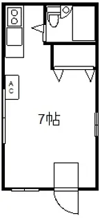 ハイム欅【1階】の間取り