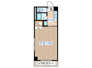 ジュネスサマン【8階】の間取り