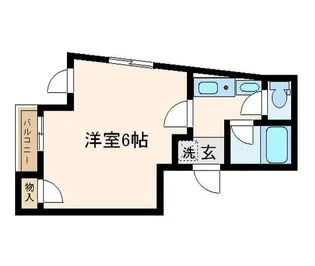 中野弥生町Apti【1階】の間取り