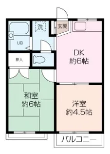 メゾン石原I【1階】の間取り
