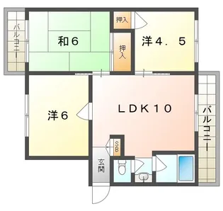 神田ハイツ【2階】の間取り