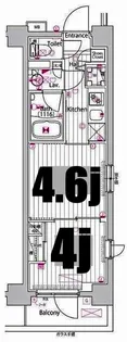 ガーラ・ステーション横浜大口【2階】の間取り