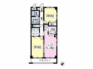 アムールトミー【2階】の間取り