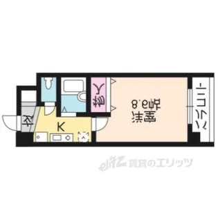 ハウスセゾン北野【2階】の間取り