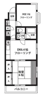 調布ヶ丘レジデンス【1階】の間取り