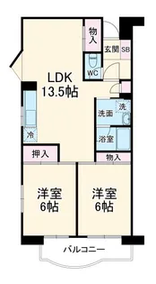 グリーンハイム飯田【2階】の間取り