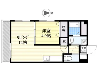 ラ・フィーネ弐番館【3階】の間取り