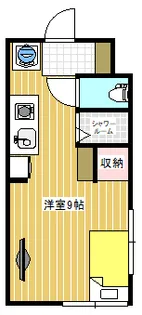 コーポ笹出【2階】の間取り