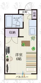 b’CASA鶴見re-born【1階】の間取り