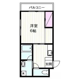 高野ハイツ【2階】の間取り