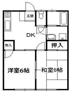 ウインズ芝【2階】の間取り