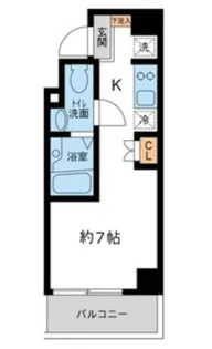 ラクラス池袋【7階】の間取り