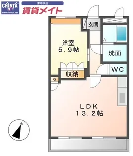 エミール【2階】の間取り