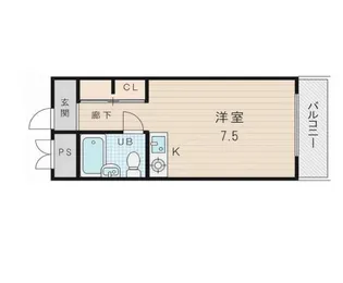 メゾン新大阪【5階】の間取り