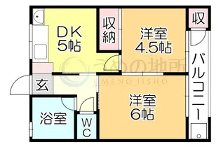 南風荘【1階】の間取り