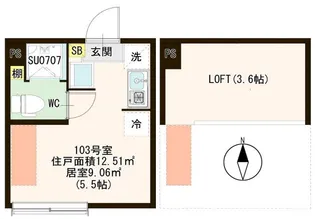ハーモニーテラス新小岩IV【1階】の間取り