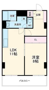 コロネード蕨【3階】の間取り