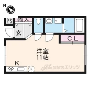 セルフィーユ守山【1階】の間取り