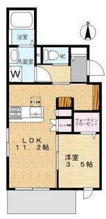 エクレールコート【1階】の間取り