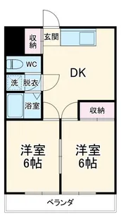 タナダセントラルマンション【2階】の間取り