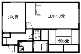 ルーミナスB棟【1階】の間取り