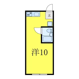 パラゼット区役所I【1階】の間取り