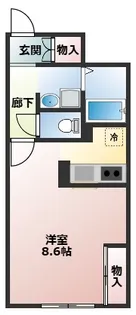 ロハスE【1階】の間取り