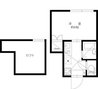 バーミープレイス駒場東大前【1階】の間取り