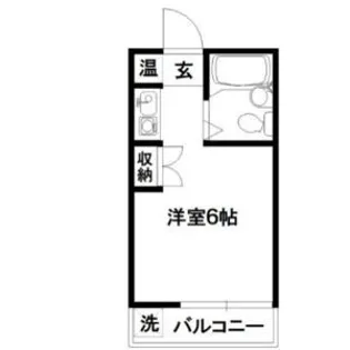 ハートイン洲山【4階】の間取り