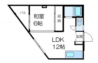三幸ビル【4階】の間取り