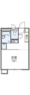 レオパレスPatio【2階】の間取り